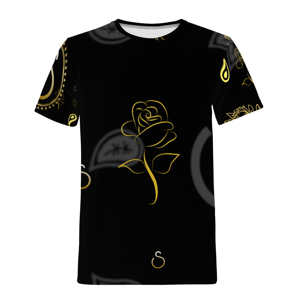 S Society Roses 'R' Gold T-Shirt