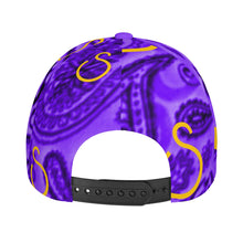 Load image into Gallery viewer, S Society Cali X Purple + Gold Curved Brim Cap
