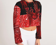 Load image into Gallery viewer, S Society Spooky Love Cropped Sweatshirt
