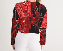 Load image into Gallery viewer, S Society Spooky Love Cropped Sweatshirt
