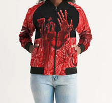 Load image into Gallery viewer, S Society Unisex Spooky Love Bomber Jacket
