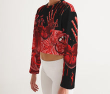 Load image into Gallery viewer, S Society Spooky Love Cropped Sweatshirt
