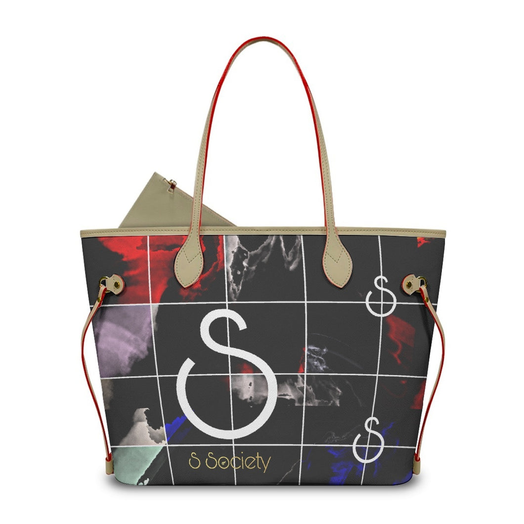 S Society Smokey Shade Deluxe Handbag With Purse