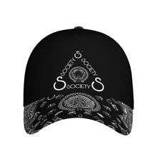 Load image into Gallery viewer, S Society Grand 3D Black Curved Brim Baseball Cap
