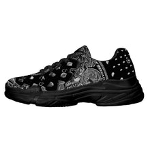 Load image into Gallery viewer, S Society Grand 3D Chunky Black Sneakers
