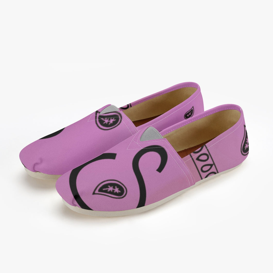S Society Classic Pink Flat Flex Shoes