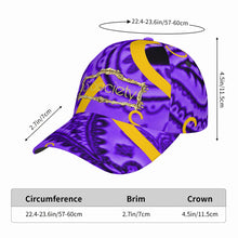 Load image into Gallery viewer, S Society Cali X Purple + Gold Curved Brim Cap
