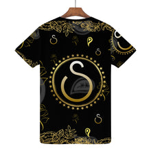 Load image into Gallery viewer, S Society Roses &#39;R&#39; Gold T-Shirt
