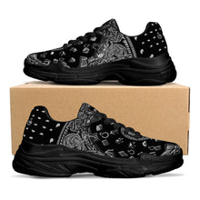 Load image into Gallery viewer, S Society Grand 3D Chunky Black Sneakers
