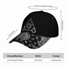 Load image into Gallery viewer, S Society Grand 3D Black Curved Brim Baseball Cap
