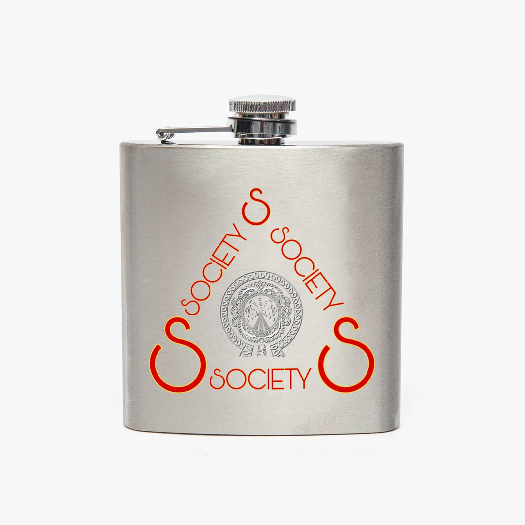 S Society 6oz Stainless Steel  Classic Flask
