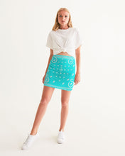 Load image into Gallery viewer, Superhero Society Neon Blue Women&#39;s Mini Skirt
