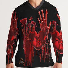 Load image into Gallery viewer, Superhero Society Spooky Love V-neck Long Sleeve Sport Jersey (LIMITED EDITION)
