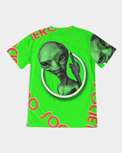 Load image into Gallery viewer, Superhero Society Zero Fuk Alien Green Tee
