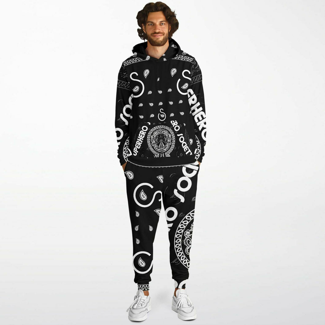 Superhero Society OG Black/White Jogger/Hoodie Set