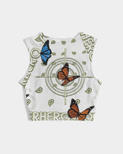 Load image into Gallery viewer, Superhero Society OG Golden Butterfly Women&#39;s Twist-Front Tank
