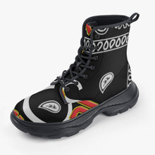 Load image into Gallery viewer, Superhero Society Leather Chunky Boots

