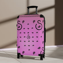 Load image into Gallery viewer, Superhero Society Jazzmen pink Cabin Suitcase
