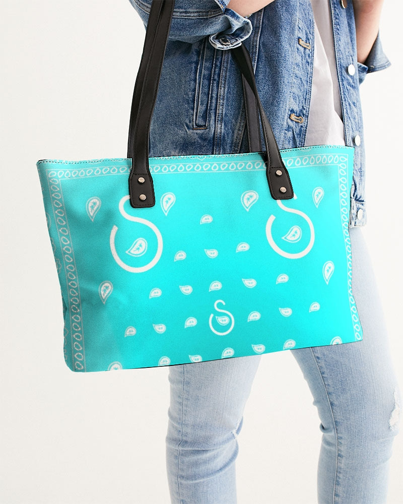 Superhero Society OG Classic Neon Blue Stylish Tote Bag