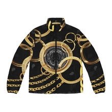 Load image into Gallery viewer, Superhero Society Gold Tears Puffer Jacket
