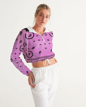 Load image into Gallery viewer, Jazzmen pink collection Women&#39;s Cropped Windbreaker

