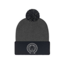 Load image into Gallery viewer, Superhero Society Classic Shield Pom Pom Winter Beanie
