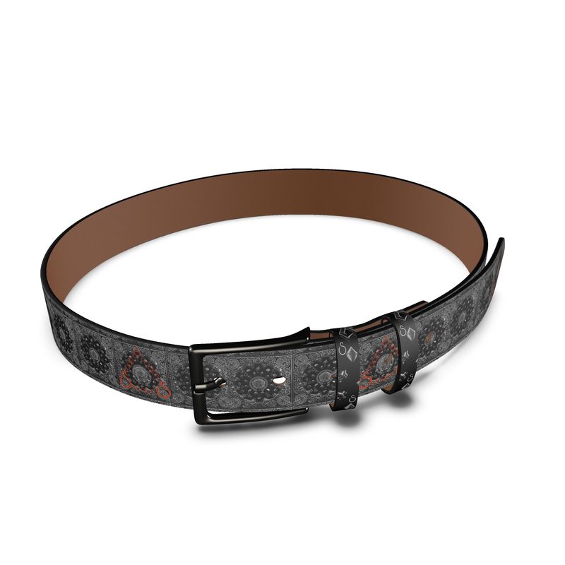 S Society Grand 3D Luxury Leather Belt