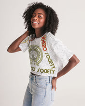 Load image into Gallery viewer, Superhero Society street wear spring edition Women&#39;s Lounge Cropped Tee
