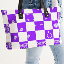 Load image into Gallery viewer, Superhero Society Purple Diamond Big Tote Bag
