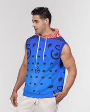 Load image into Gallery viewer, Superhero Society Blue Night Men&#39;s Heavyweight Sleeveless Hoodie
