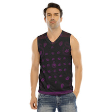 Load image into Gallery viewer, Superhero Society Purple Daze Sleeveless V-neck Tank Top
