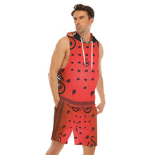 Load image into Gallery viewer, Superhero Society Red Diamond Sleeveless Vest And Shorts Sets
