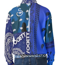 Load image into Gallery viewer, Superhero Society Wavy Blue Camouflage Miami Vice Jacket
