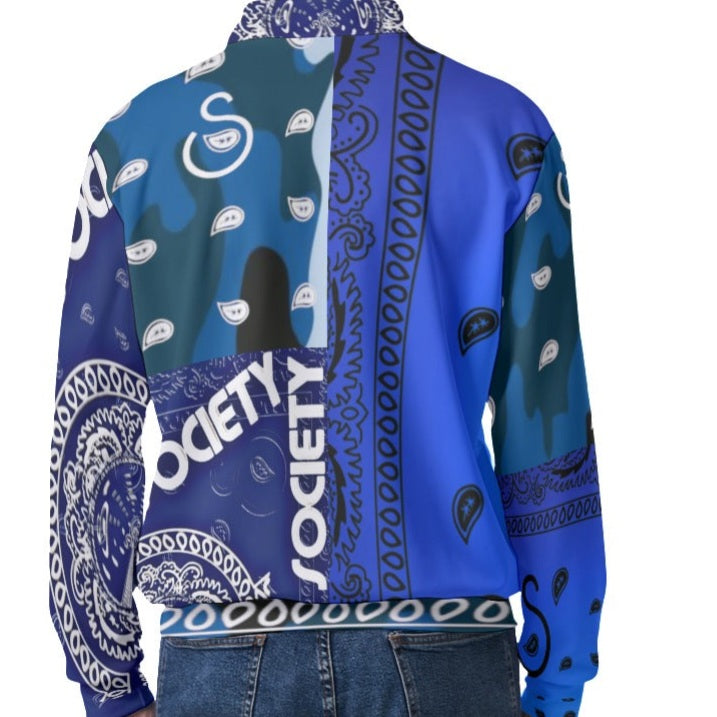 Superhero Society Wavy Blue Camouflage Miami Vice Jacket