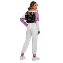 Load image into Gallery viewer, Superhero Society Jazzmen Pink Women&#39;s Off-Shoulder Jumpsuit
