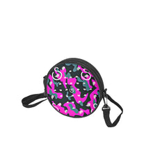 Load image into Gallery viewer, Superhero Society Jazzmen Pink Camouflage Round Satchel Bags
