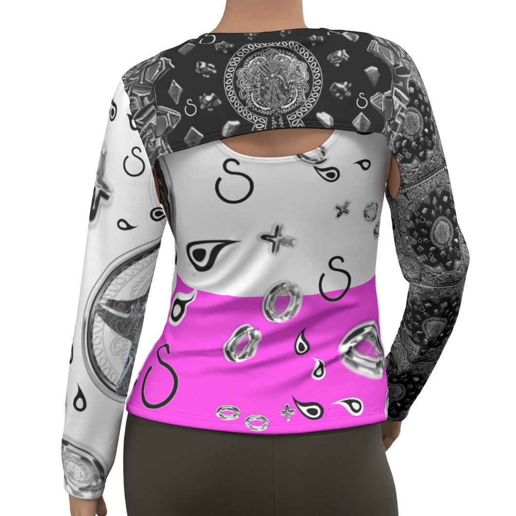 S Society Grand 3D x Good Angel Barbie Mix Two-piece Sport Sweatshirt