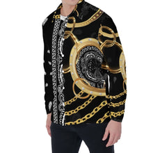 Load image into Gallery viewer, Superhero Society Gold Tears Mix Men&#39;s Long Sleeve Shirt
