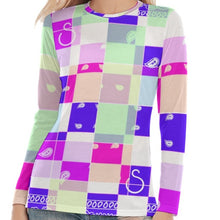 Load image into Gallery viewer, Superhero Society Summer Diamond Women&#39;s Side Split Long Shirt
