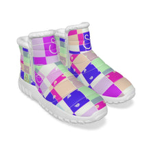 Load image into Gallery viewer, Superhero Society Summer Diamond Women&#39;s Zip-up Snow Boots
