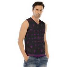 Load image into Gallery viewer, Superhero Society Purple Daze Sleeveless V-neck Tank Top
