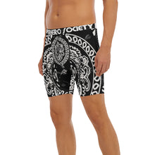 Load image into Gallery viewer, Superhero Society Black Shield Long Boxer Briefs
