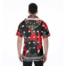 Load image into Gallery viewer, Superhero Society Heat Red Camouflage Men&#39;s T-Shirt w/ Mask
