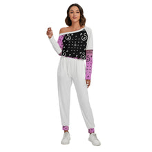 Load image into Gallery viewer, Superhero Society Jazzmen Pink Women&#39;s Off-Shoulder Jumpsuit
