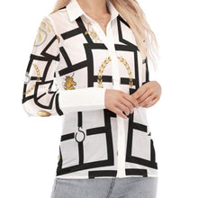 Load image into Gallery viewer, S Society Imperial Gold Women&#39;s Mesh Blouse
