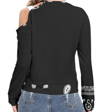 Load image into Gallery viewer, Superhero Society Monroe Women&#39;s One-shoulder Cut O-neck Sweatshirt
