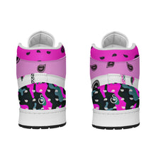 Load image into Gallery viewer, Superhero Society Jazzmen Pink Camouflage High Rocket Sneakers
