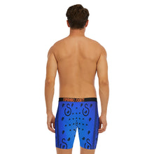 Load image into Gallery viewer, Superhero Society Blue Vibez Long Boxer Briefs
