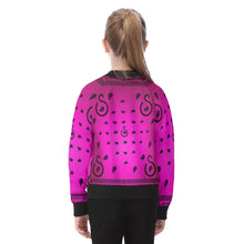 Load image into Gallery viewer, Superhero Society Pink Gem Kid&#39;s Raglan Sleeve Jacket
