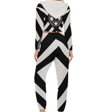 Load image into Gallery viewer, Superhero Society X-Hero Women&#39;s Crop Hoodie Sports Sets
